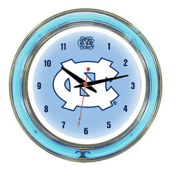 North Carolina Tar Heels 14" Neon Clock