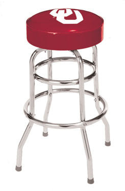 Oklahoma Sooners Chrome Barstool