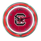 South Carolina Gamecocks 14" Neon Clock