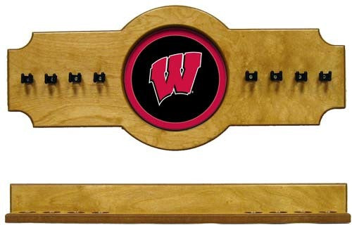 Wisconsin Badgers 2-Piece Hanging Cue Rack