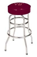 Virginia Tech Hokies Chrome Barstool