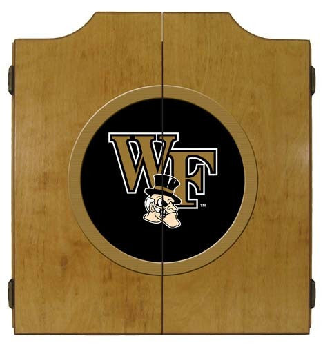 Wake Forest Demon Deacons Dartboard Cabinet