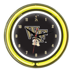 Wake Forest Demon Deacons 14" Neon Clock