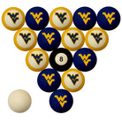 West Virginia WVU Mountaineers Billiard Ball Set - NUMBERED