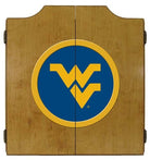 West Virginia Mountaineers Dartboard Cabinet
