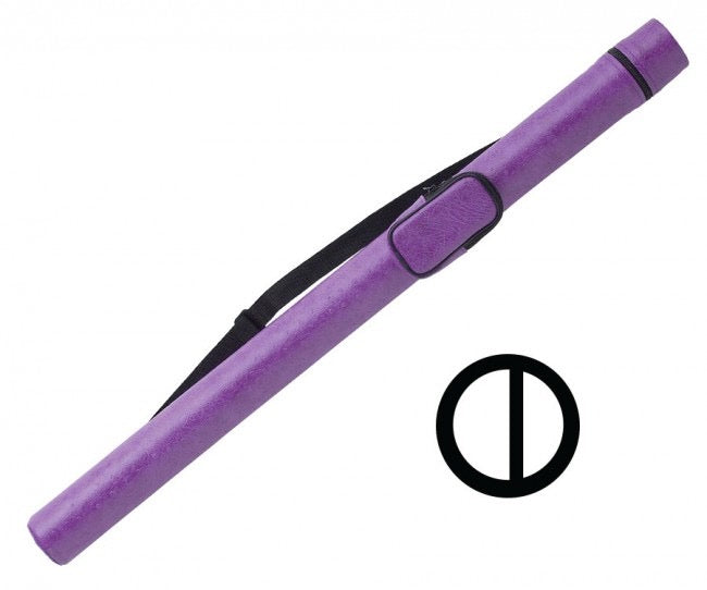 Action ACRND 1x2 Round Hard Cue Case - Purple