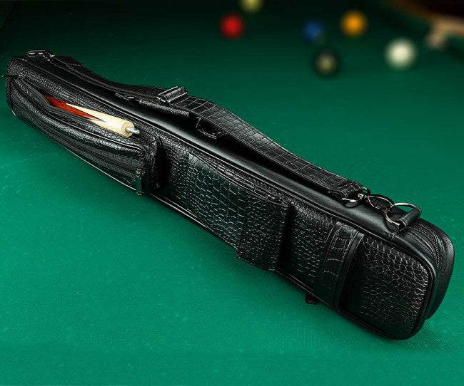Action ACSC09 2Bx2S Black Billiards Pool Cue Stick Case - coolpooltables.com