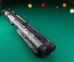 Athena ATHC06 2Bx2S Black with Grey Diamonds and a Pink Winged Cross Design Billiards Pool Cue Stick Case