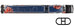 Athena ATHC17 2Bx2S Navy Blue with Red and White Roses Billiards Pool Cue Stick Case