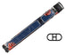 Athena ATHC17 2Bx2S Navy Blue with Red and White Roses Billiards Pool Cue Stick Case