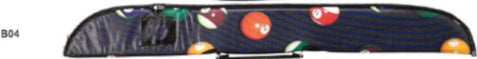 J&J B04 1Bx1S Pool Balls Billiards Pool Cue Stick Case