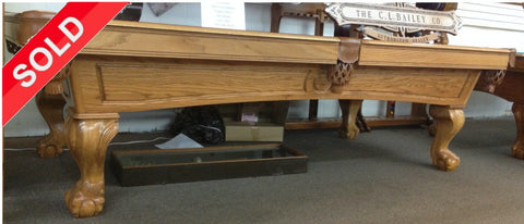 (SOLD) Used 9' C.L. Bailey Forsyth Pool Table