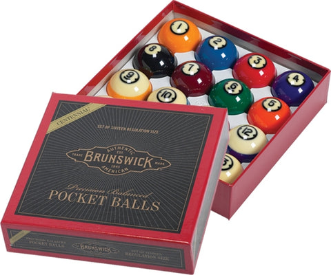 New Brunswick Centennial Pool Balls Set - 2 1/4 Inch Ball Set - FREE US Shipping