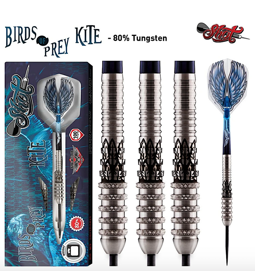 Birds of Prey Kite Steel Tip Dart Set 23gm