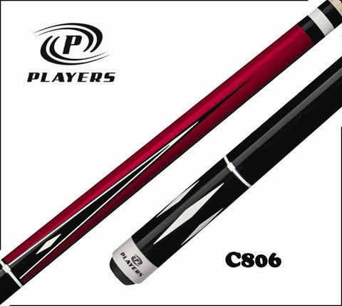 Players C-806 58 in. Billiards Pool Cue Stick + Free Soft Case Included