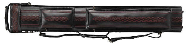 Southern Game Rooms C24B 2Bx4S Black Billiards Pool Cue Stick Case