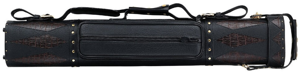 Southern Game Rooms C24W-4 2Bx4S Black and Brown Billiards Pool Cue Stick Case