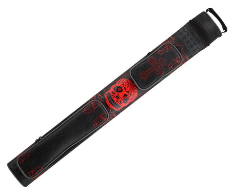 Action CALC22C 2Bx2S Black Billiards Pool Cue Stick Case