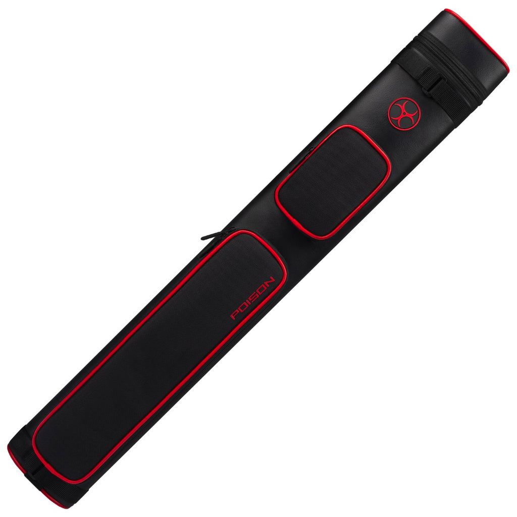 Poison Armor ARM3 2Bx4S Black Hard Billiards Pool Cue Stick Case