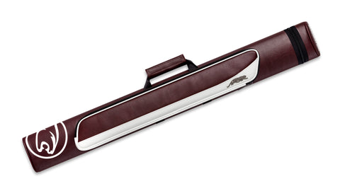 Predator C PRE ROAD 2B2S BUR/WHT H 2Bx2S Burgundy/White Billiards Pool Cue Stick Case