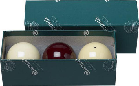 NEW Genuine Aramith Premier Carom Ball Set - 2 3/8" - FAST SHIPPING!