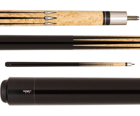 Schon CX89 58 in. Billiards Pool Cue Stick + Free Soft Case Included