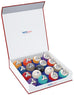 Dynasphere Platinum 2-1/4 in. Belgian Billiards Pool Balls Set w/ Racks