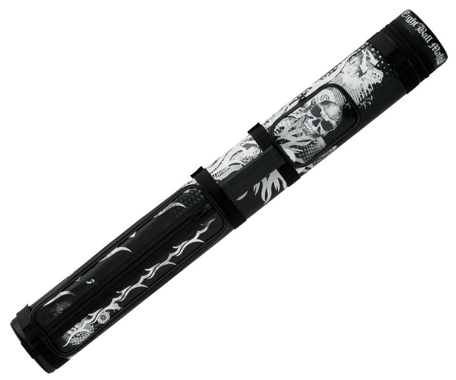 Eight Ball Mafia EBMC22A 2Bx2S Black Billiards Pool Cue Stick Case - coolpooltables.com