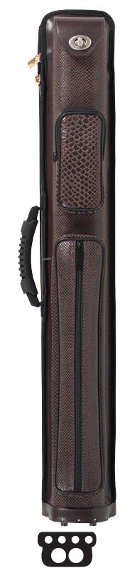 Elite ECNR24 BROWN 2Bx4S Billiards Pool Cue Stick Case