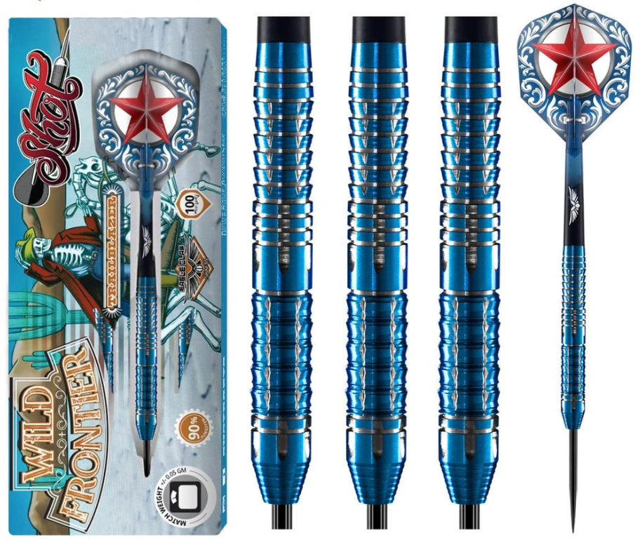 Shot Darts FBST-223 Wild Frontier Steel Tip Dart Set 23gm