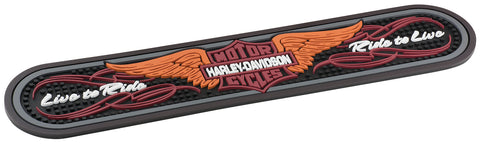 Harley-Davidson Winged Bar & Shield Rubber Beverage Bar Mat HDL-18566