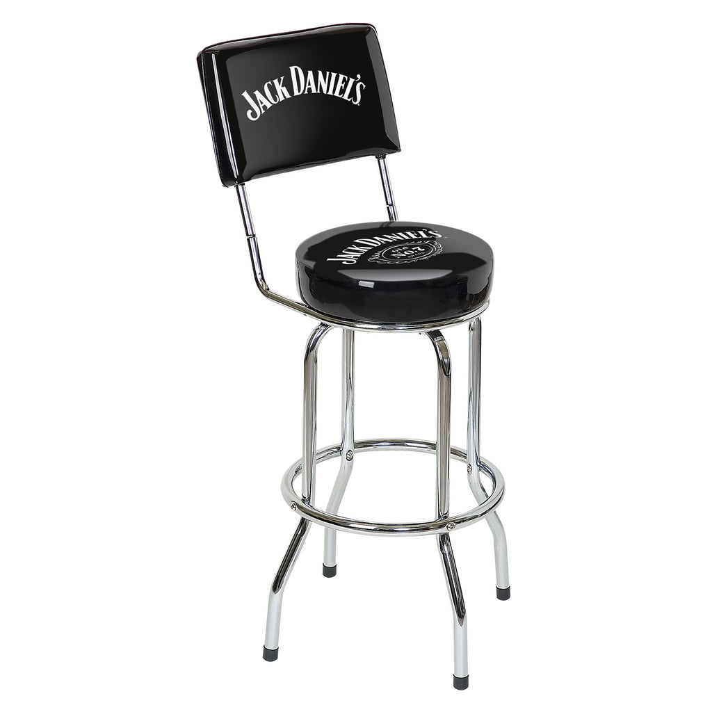 Jack Daniel’s Old No. 7 Chrome Plated Swivel Bar Stool JD-32200
