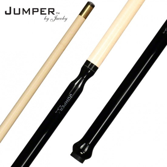 Jacoby Jumper Jump Pool Cue Stick 9 oz - Black Stain