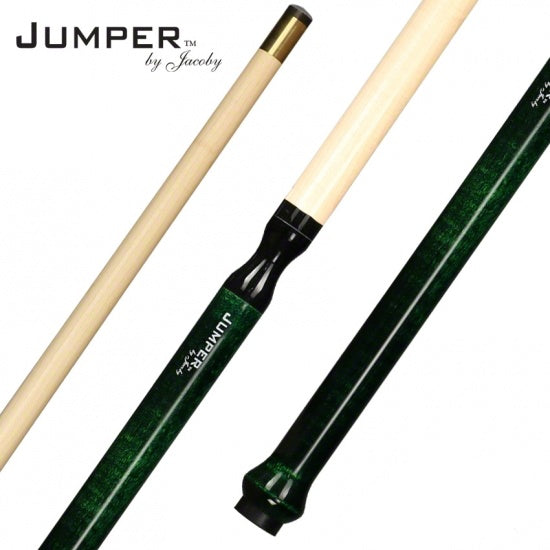 Jacoby JJUMPER-GREEN 41 in. Jump Billiards Pool Cue Stick