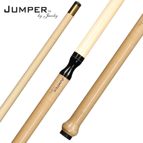 Jacoby Jumper Jump Pool Cue Stick 9 oz - Natural Stain