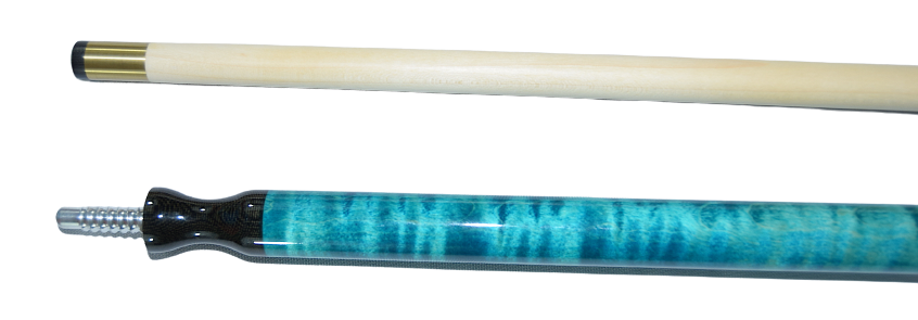Jacoby Jumper Jump Pool Cue Stick 9 oz - Turquoise Stain