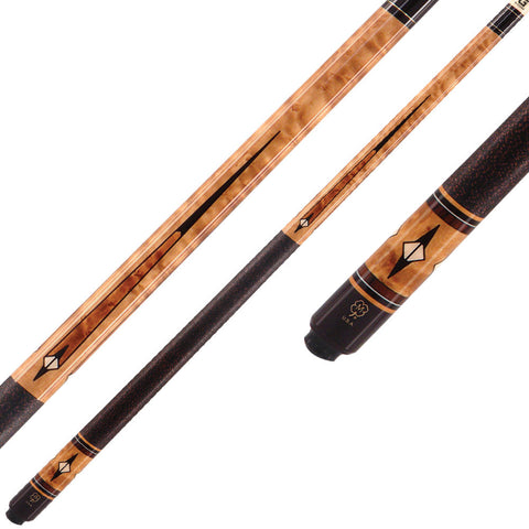 McDermott MCDG-402 58 in. Billiards Pool Cue Stick + Free Soft Case Included