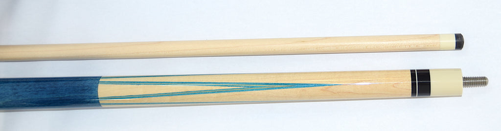 Meucci ODDB-BLU Blue w/Blue Points Design Pool Cue Stick