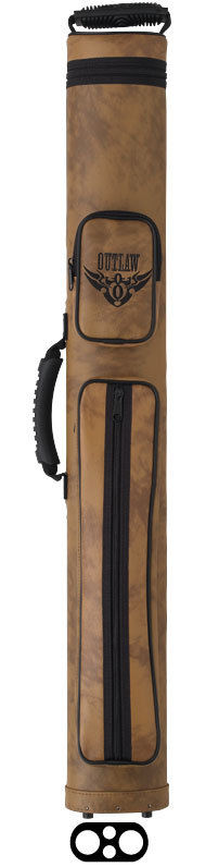 Outlaw OLH22 WINGS 2Bx2S Tan Billiards Pool Cue Stick Case