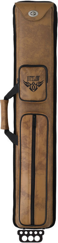 Outlaw OLH35 WINGS 3Bx5S Tan Billiards Pool Cue Stick Case