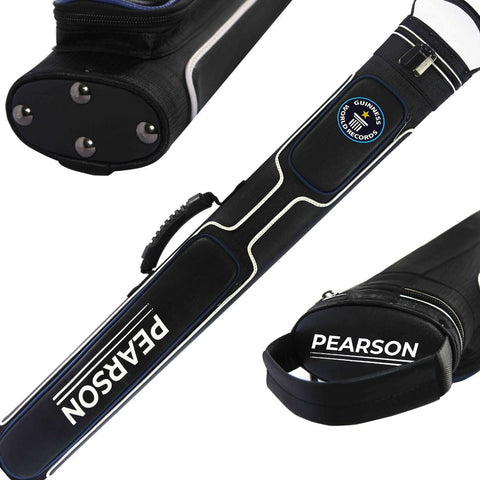 PEARSON 2Bx2S Black Guinness World Records Pool Cue Case