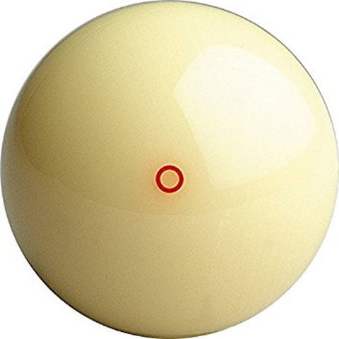 New Aramith 2-1/4" Red Circle Cue Ball  Regulation size/weight, FREE SHIPPING