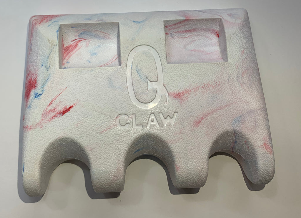 Q-claw 3 Cue Holder - Red White Blue W/ Coin Slot