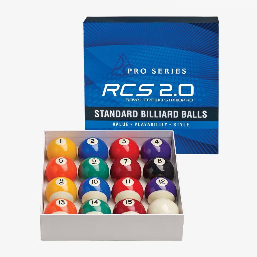 New Pro Series Royal Crown Standard RCS2.0 Billiards Complete Pool Balls Set