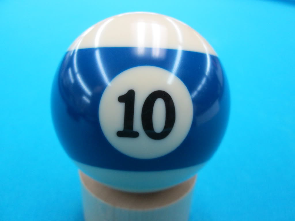 Single #10 Billiard Pool Ball Replacement 2.25 inch Regular Size Standard 2 1/4