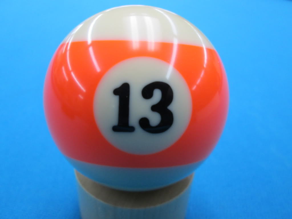 Single #13 Billiard Pool Ball Replacement 2.25 inch Regular Size Standard 2 1/4