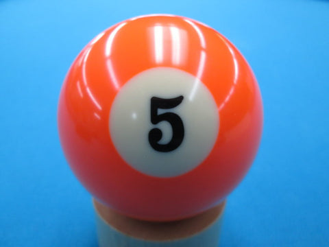 Single #5 Billiard Pool Ball Replacement 2.25 inch Regular Size Standard 2 1/4