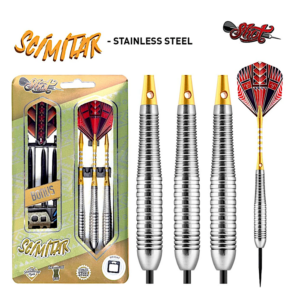 Scimitar Stainless Steel Tip Dart Set 24gm