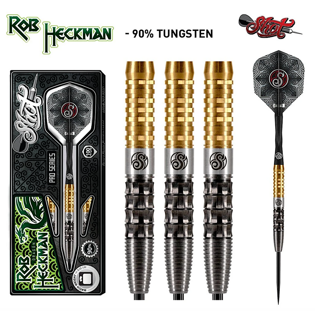 Shot Pro Series - Rob Heckman Steel Tip Dart Set 22gm