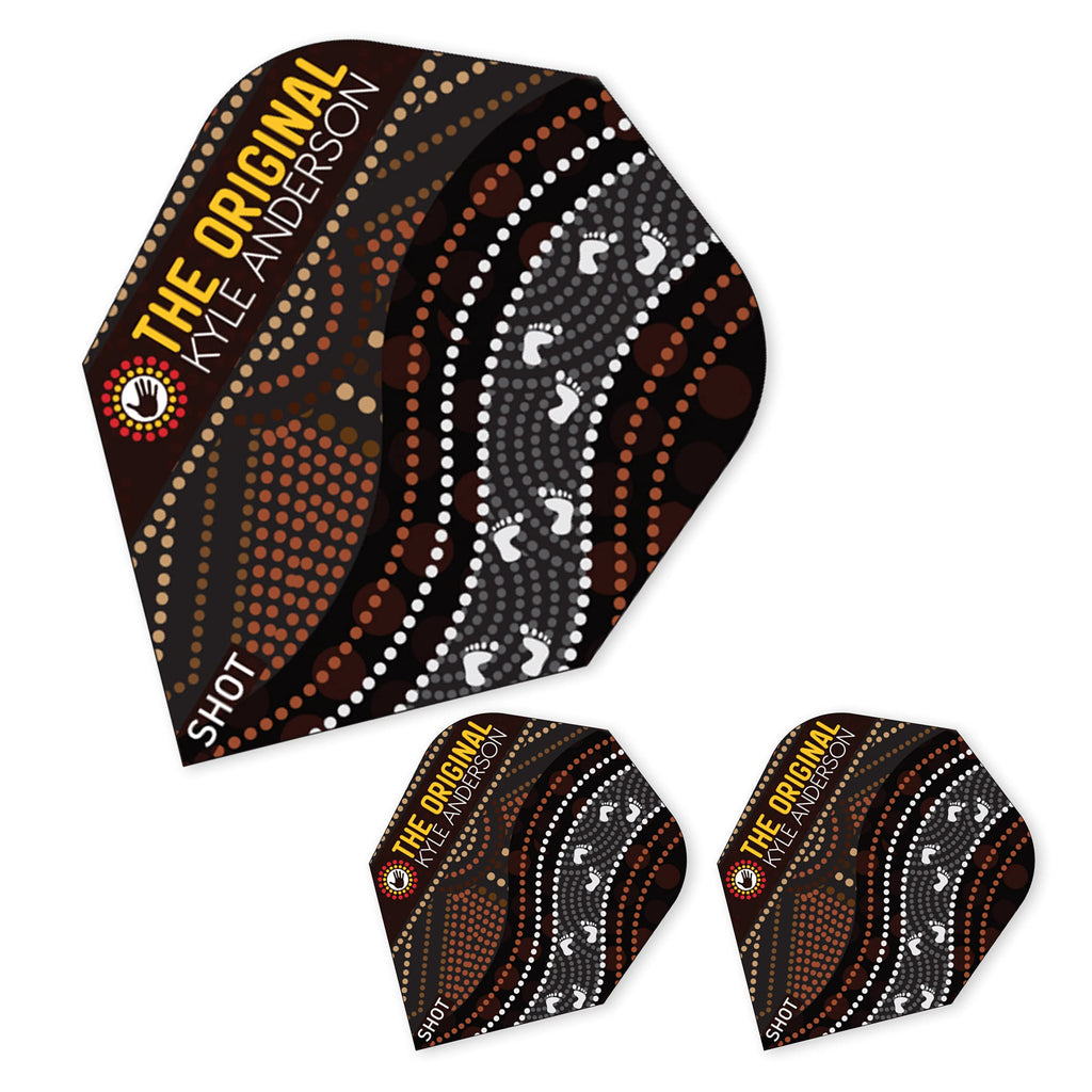 Shot! Darts SF3208 Kyle Anderson O.G Flight Set Standard